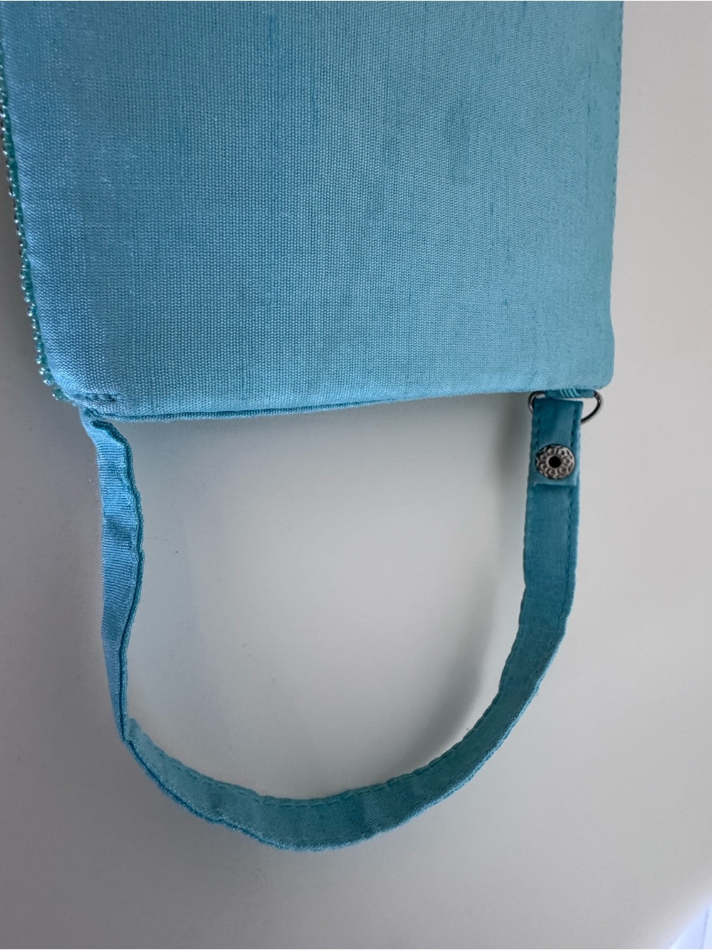 Bamboo Trading Co Beaded Dragonfly Crossbody Bag Y2K Boho Fairycore Aqua Purse - Picture 16 of 16